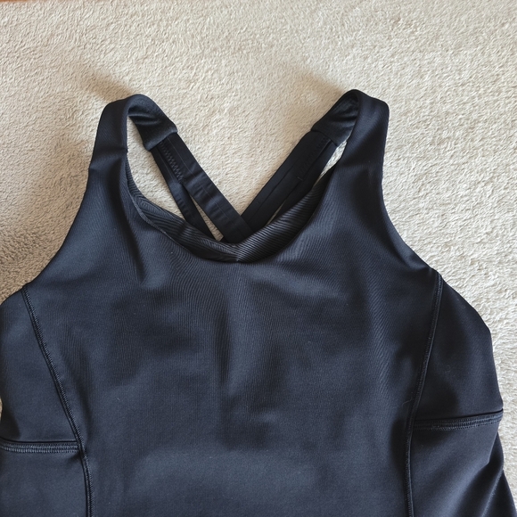 Lululemon Stash N Run Tank Medium Support B/C Cup Black Size 8 - Picture 4 of 12